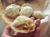 营养的白菜鸡蛋粉丝包做法图解13)