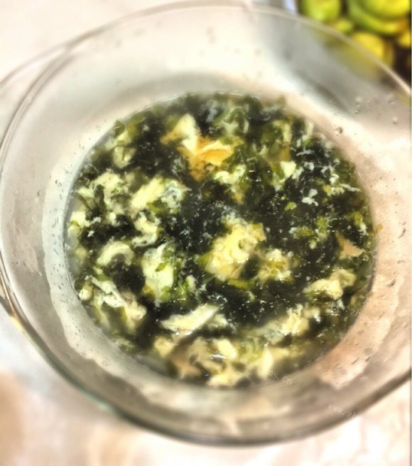 爽口的紫菜蛋花汤