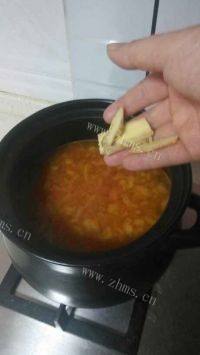 暖心番茄牛尾汤做法图解4)