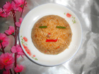 美味辣子鸡炒饭做法图解6)