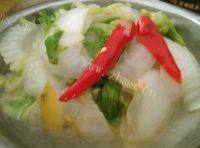 家常菜清炒奶白菜