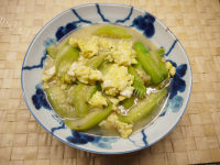 家常菜丝瓜炒蛋