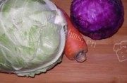 自制双丝包菜卷做法图解1)