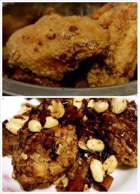 美味双味炸鸡做法图解13)