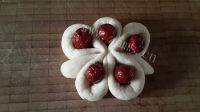 美味香甜的红枣蝴蝶花卷的做法图解九