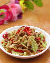 苦瓜肉丝自制