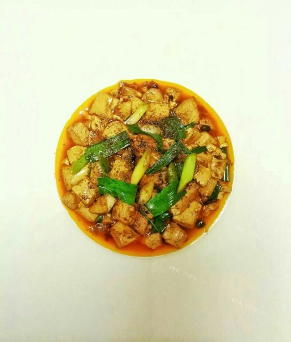 色泽鲜亮的麻婆豆腐