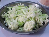 家常菜肉片菜花做法图解2)