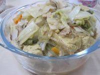 诱人的白菜炖冻豆腐
