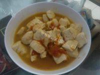 家常菜西红柿炖豆腐