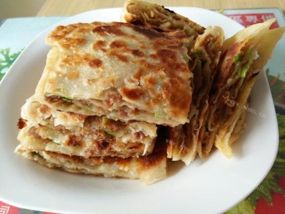 香气浓郁的千层肉饼