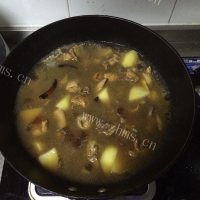 家常菜土豆炖鸡做法图解8)