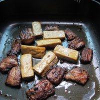 家常菜香煎五花肉