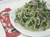 家常菜黑豆苗炒肉丝