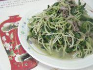 家常菜黑豆苗炒肉丝