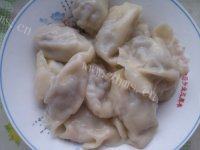 自己做的羊肉大葱水饺