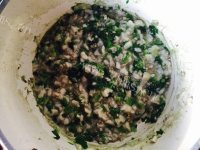 好喝的青菜瘦肉疙瘩粥做法图解11)
