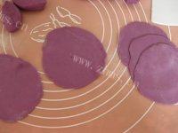 紫薯玫瑰花馒头的做法图解六