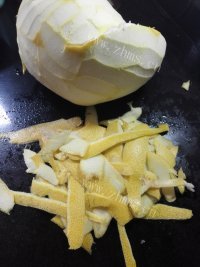 自制柚子皮糖做法图解2)