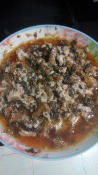 家常菜梅菜蒸肉饼
