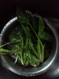 菠菜粉丝做法图解1)