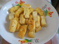 十分诱人的香煎豆腐做法图解4)