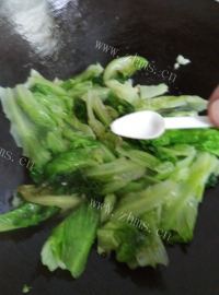 家常菜蚝油生菜做法图解7)