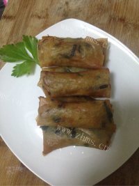 唇齿留香的春卷做法图解5)