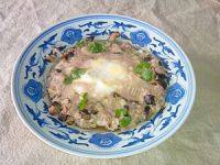 家常菜香菇肉末蒸蛋