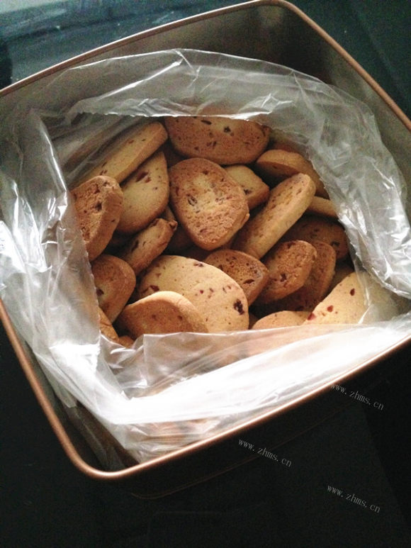 诱人的蔓越莓饼干