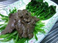 家常菜芥兰炒牛肉