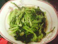 简单的清炒菊花菜
