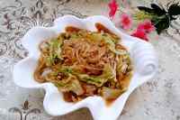 温爽鲜美的大白菜肉末炖粉条做法图解10)