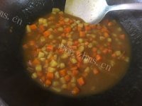 美味的咖喱土豆饭
