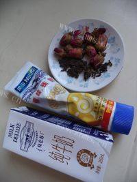 好喝的玫瑰奶茶做法图解1)