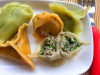 蔬菜味速冻彩色花样饺子做法图解21)