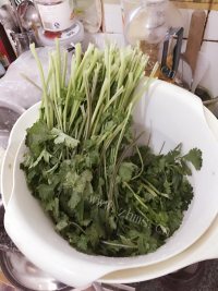美味的香菜猪肉馅饺子做法图解1)