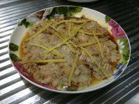 美味的咸鱼蒸肉饼