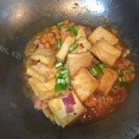 家常菜浇汁豆腐做法图解7)
