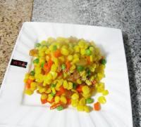 健康美食松仁玉米做法图解9)