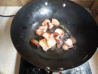 家常菜蒜薹炒腊肉做法图解3)