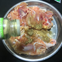 喷香的鸡腿饭做法图解6)
