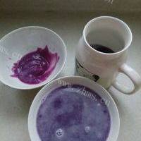 亲子美食紫薯泥紫薯汁的做法图解十