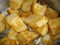 家常菜素烧茄子做法图解3)
