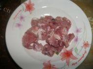 家常菜蒜香肉片做法图解2)
