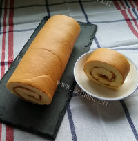 美味肉松黄金蛋糕卷做法图解19)