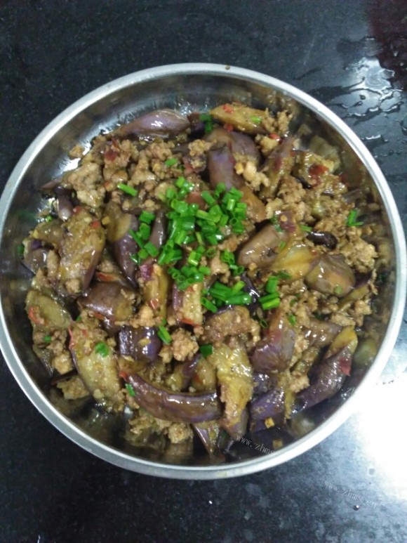 玉盘珍馐的肉末茄子