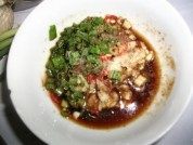 凉拌手撕茄条做法图解4)