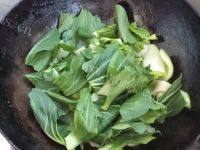 家常菜杏鲍菇炒油菜做法图解7)