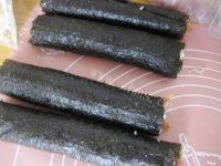 自己做的火腿肉松寿司做法图解10)
